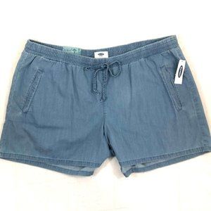 NWT Old Navy Soft Faux Jean Shorts